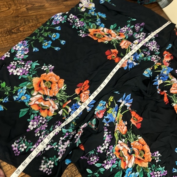 Johnny Was Flower Arch Midi Kimono Tie at waist or just above CoverUp  L - XL - Picture 10 of 13